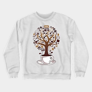 The Tree of Coffee Crewneck Sweatshirt